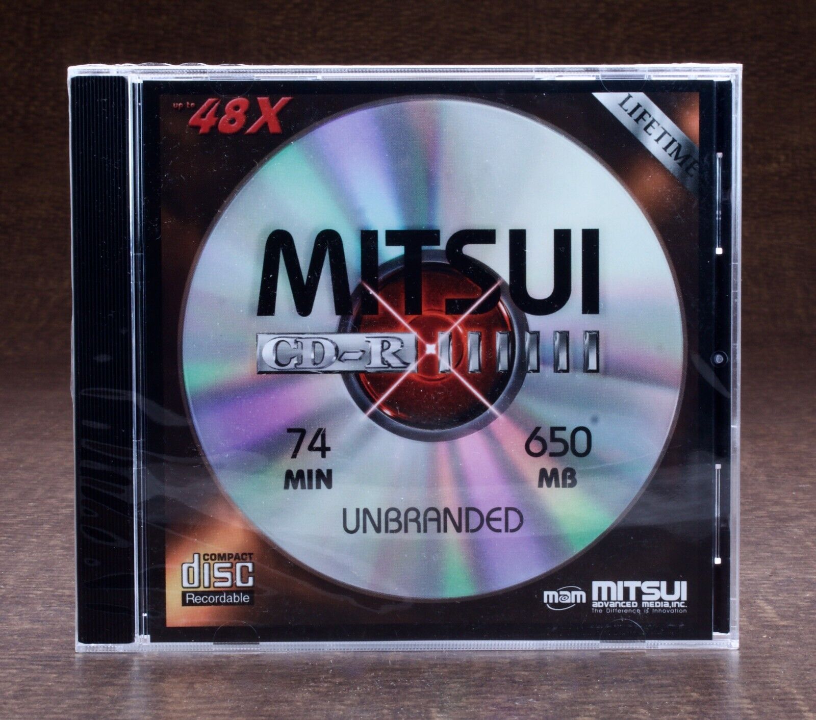 Mitsui CD-R 74 Min 650 MB Thermal Discs Unbranded 48X