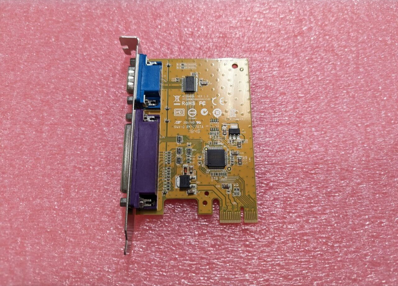 DELL Parallel Serial Port PCI-E Board Sunix MI06469A 0YCJ65 YCJ65 