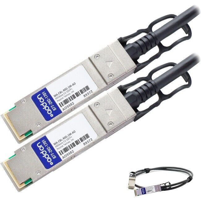 AddOn Cisco Meraki MA-CBL-40G Compatible 40GBaseCU QSFP+ Passive DAC (1m)