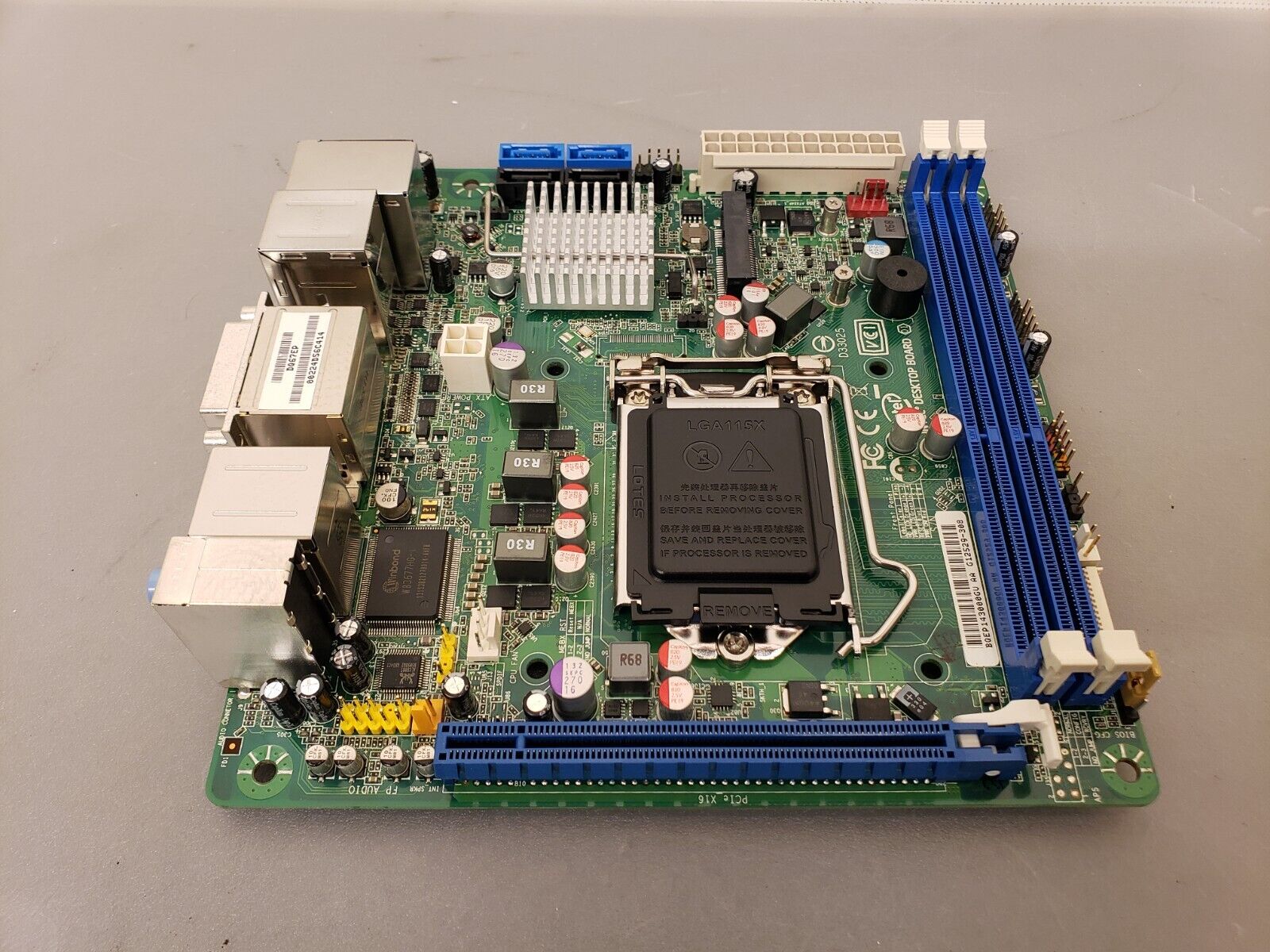 NEW Intel DQ67EP Mini-ITX LGA1155 Motherboard G12529-308 Industrial SBC NOS