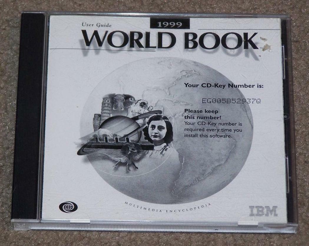 1999 WORLD BOOK ENCYCLOPEDIA CD ROM