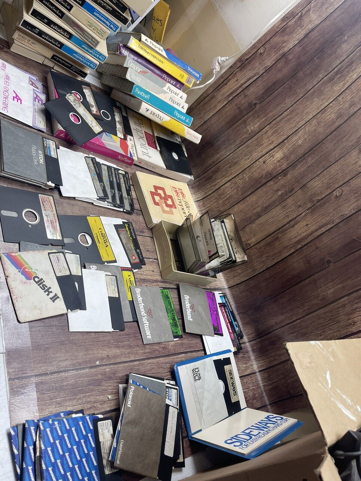 vtg Used floppy disk lot over 50 Apple / more  untested  computing