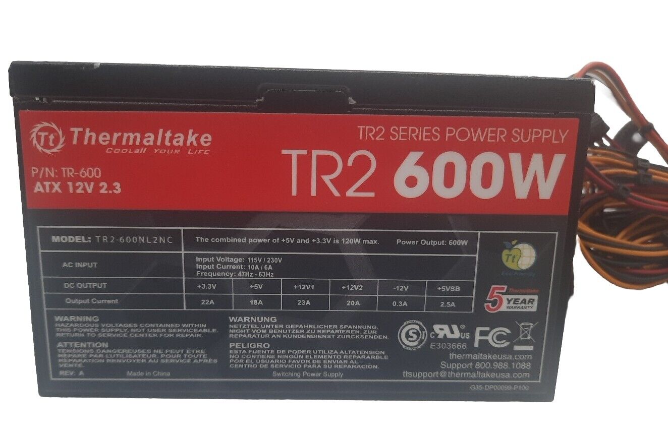 Thermaltake tr2 Tr-600 600w