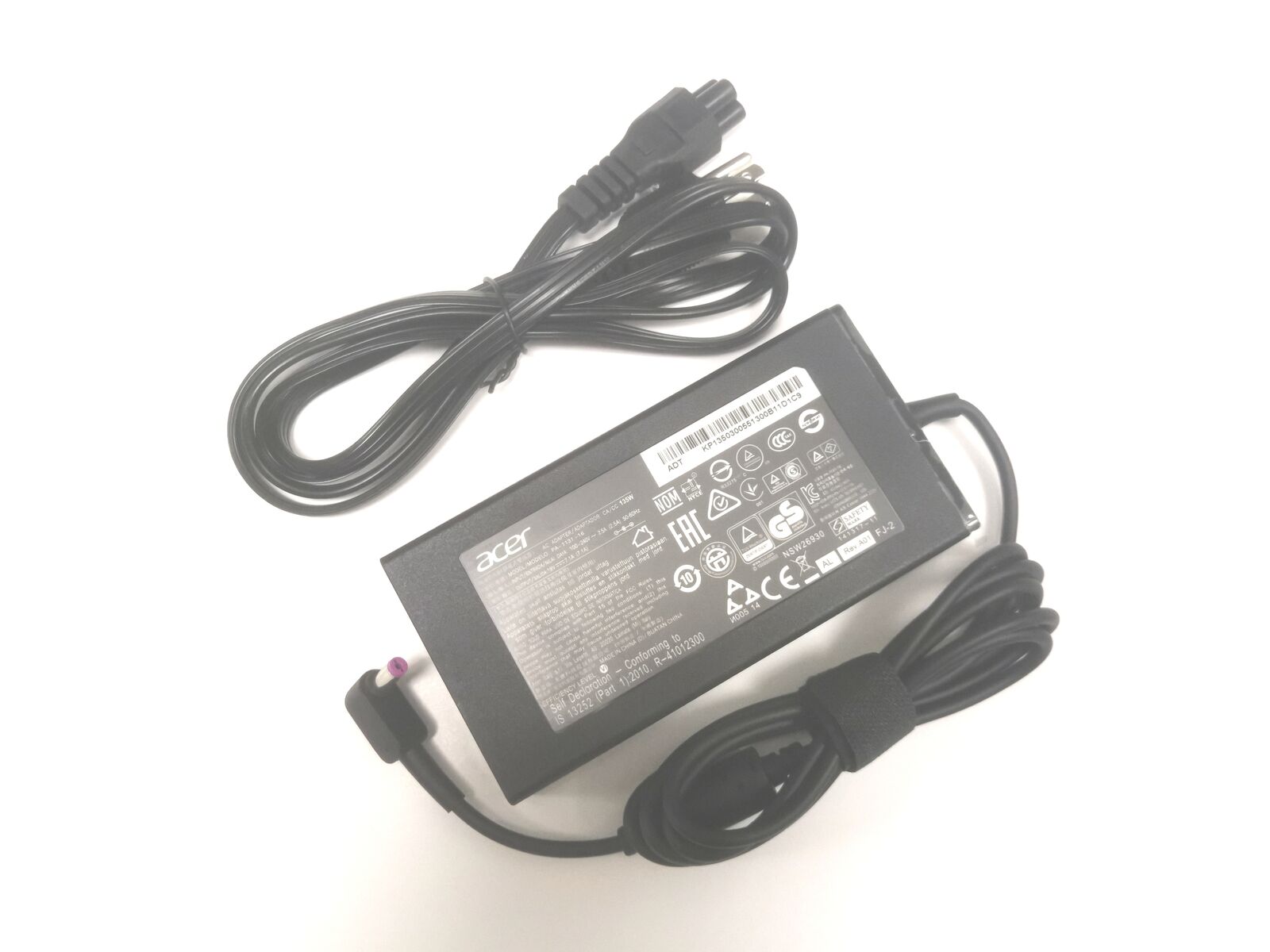Genuine Acer Nitro Laptop Charger 135W 19V 7.1A AC Power Adapter PA-1131-16