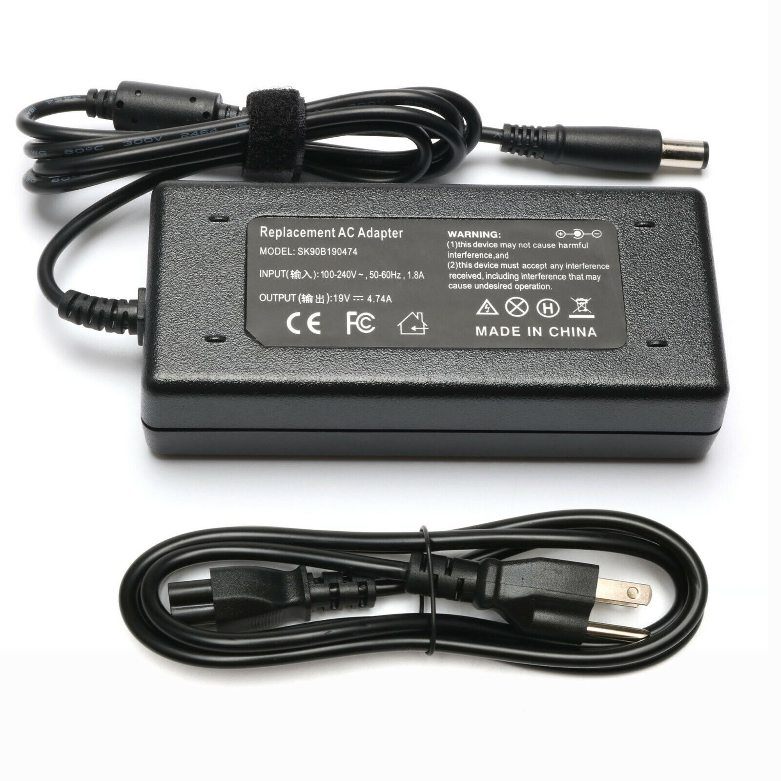 Power Supply Adapter Charger for HP Probook 6560b 6570b 6555b 6475b 6470b 6460b