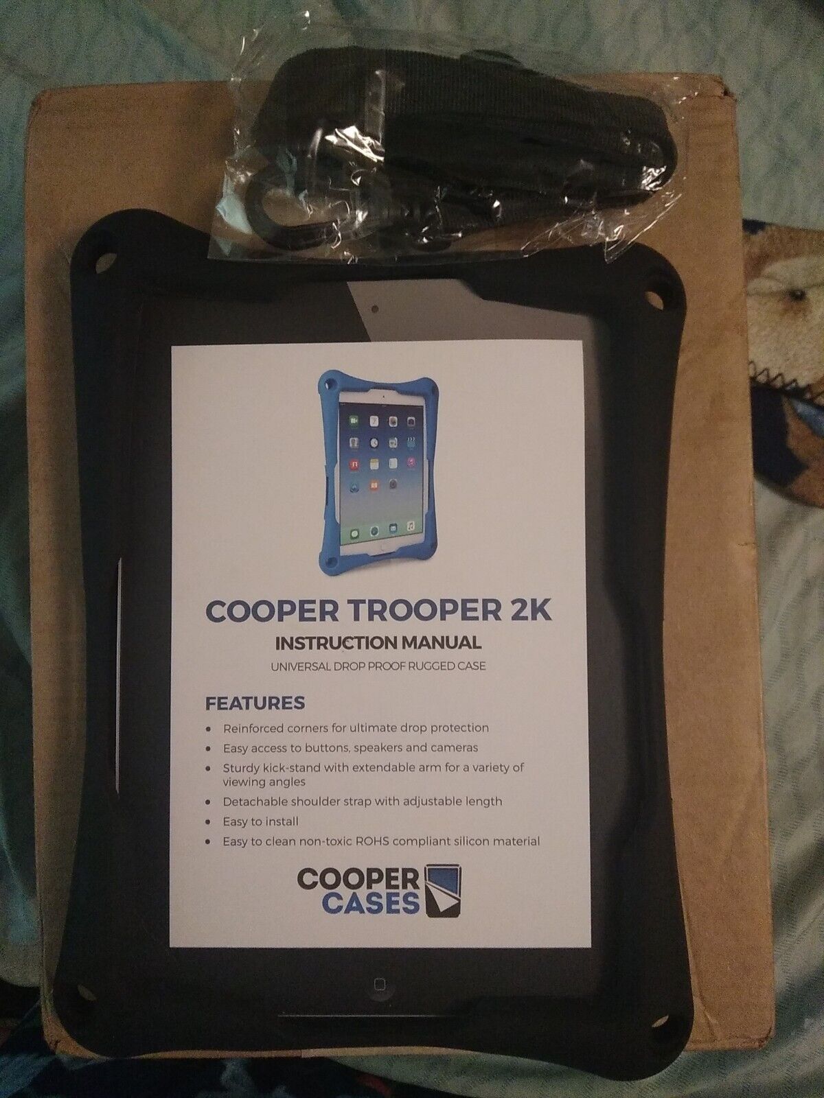 Cooper Trooper 2K Pink NEW Tablet Case with strap