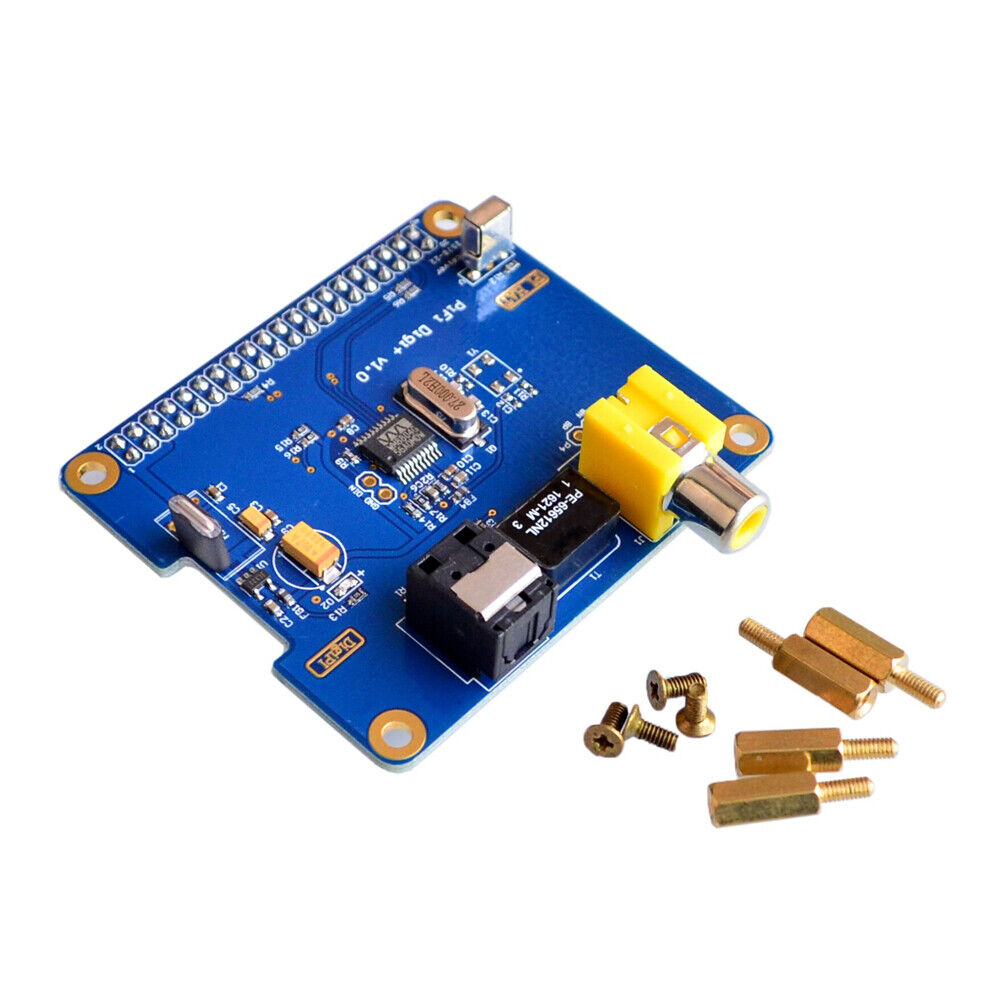 For Raspberry Pi HIFI DiGi Digital Sound Card I2S SPDIF expansion board Chip