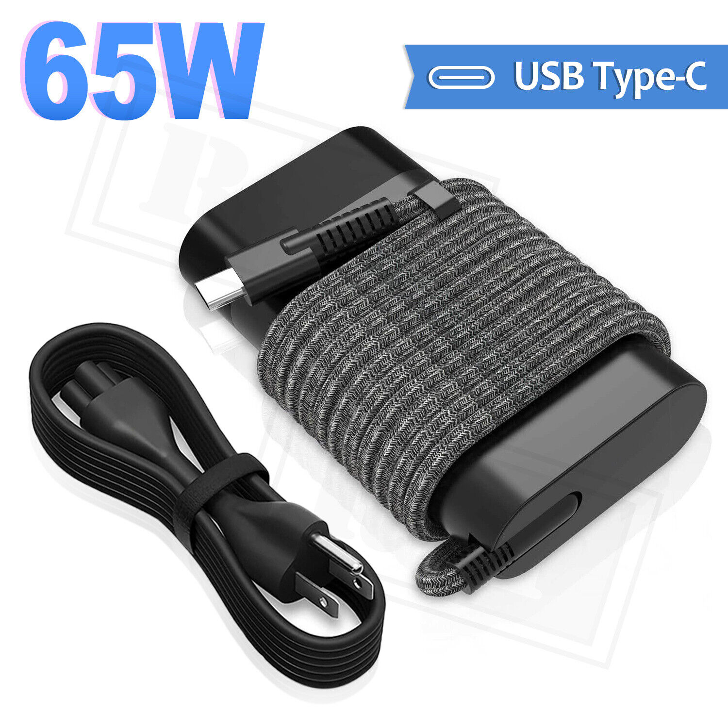 for HP USB-C Type C 65W Slim Travel Laptop AC Adapter Charger Power Supply x360