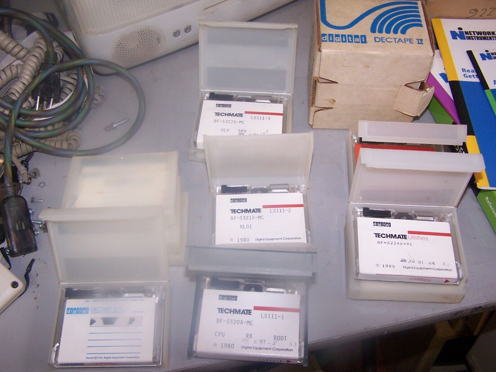 Set of 11 digital equipment tapes - sold as is