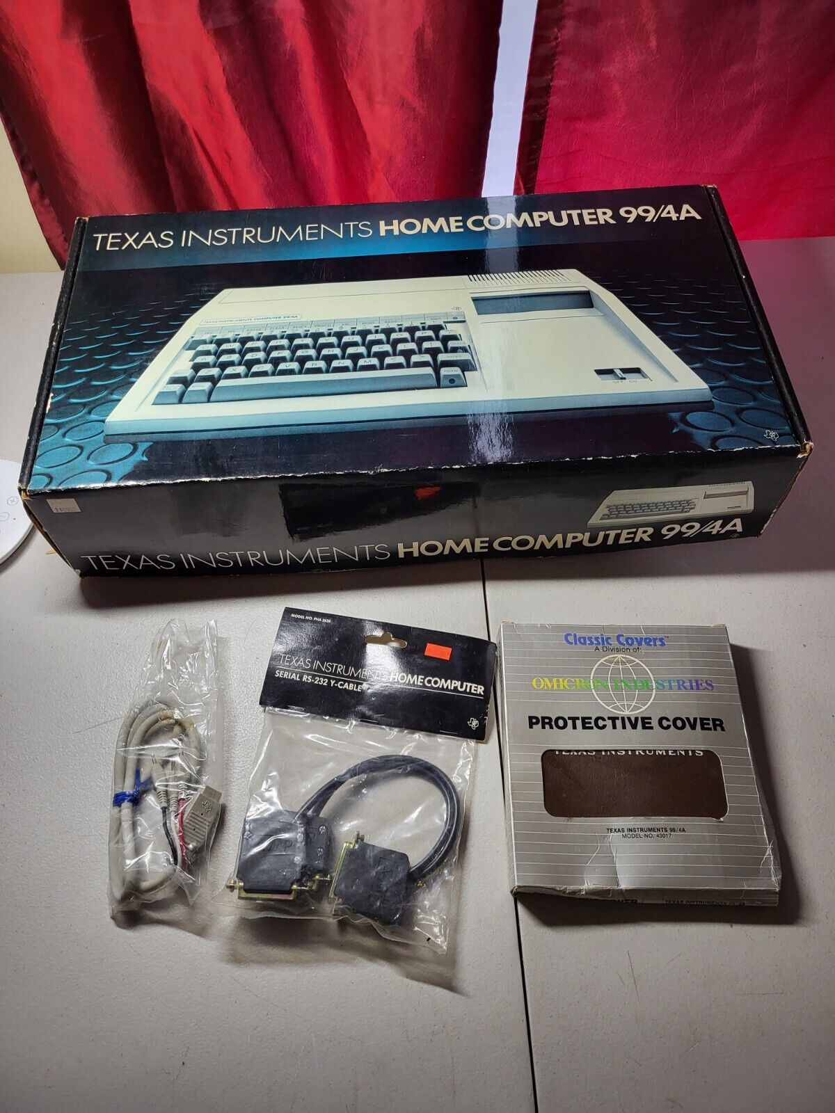 NOS Vintage Texas Instruments TI99/4A Home Computer, New Old Stock Open Box #2