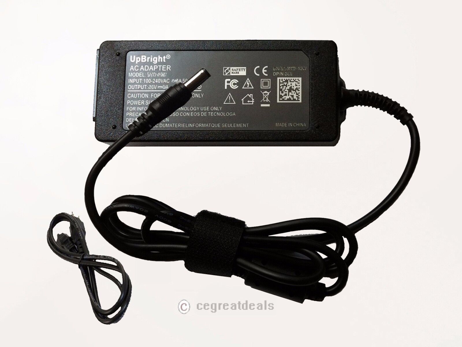 12V AC Adapter Fr LG Flatron E2040T-PN E2040T LED LCD Monitor Charger Power Cord