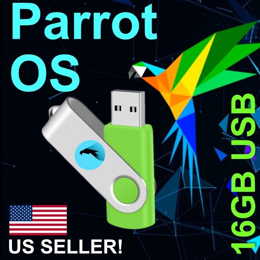 Parrot Security 6.0 64Bit OS USB Bootable Live Linux Penetration/Hacking