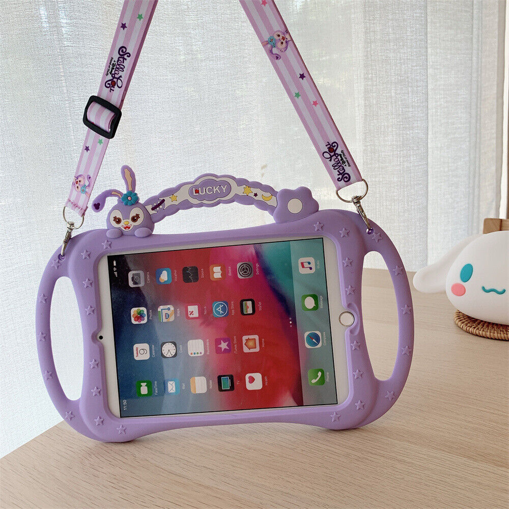 Rabbit Pokemon Kids Case For iPad 5 6 7 8 9 10th Gen 10.2 Air 1 2 3 4 Mini Pro11