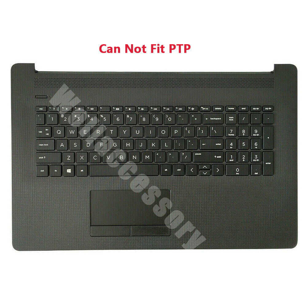 NEW For HP 17BY 17-BY 17-CA Palmrest w/ Non-Backlit Keyboard Touchpad L22751-001