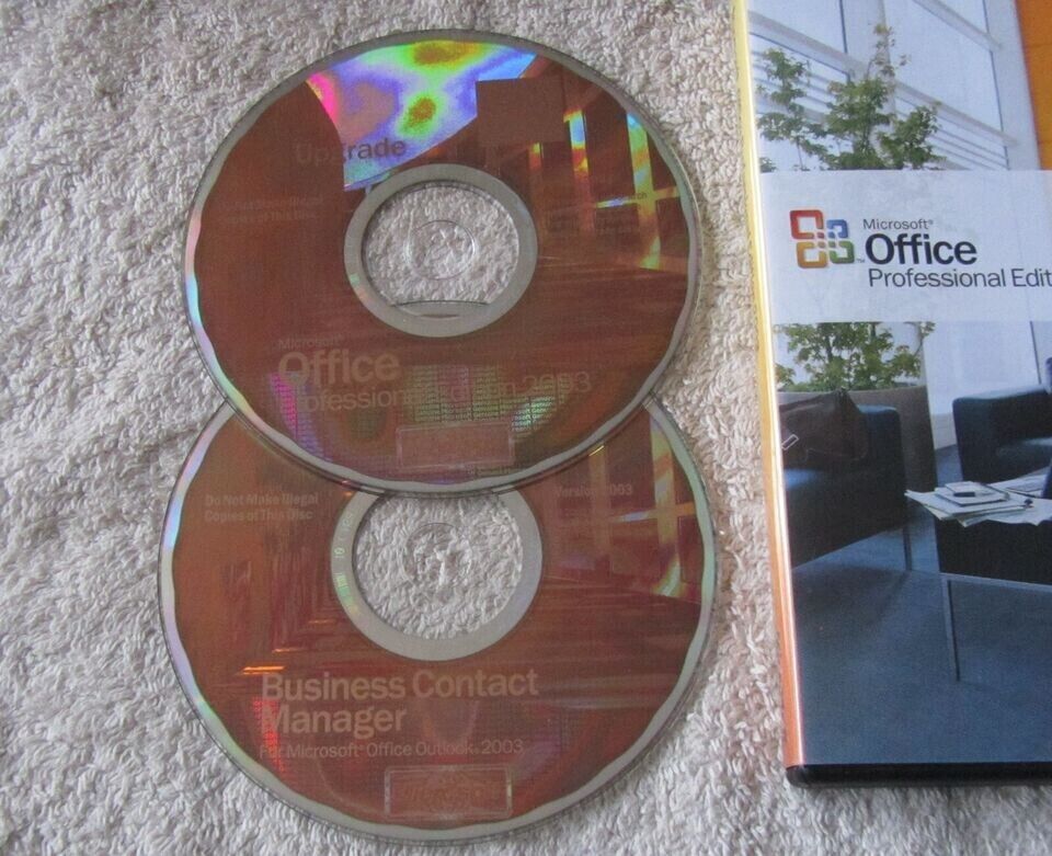 Microsoft Office 2003 Professional-Upgrade - Excel,Word,Publisher, Buss contract