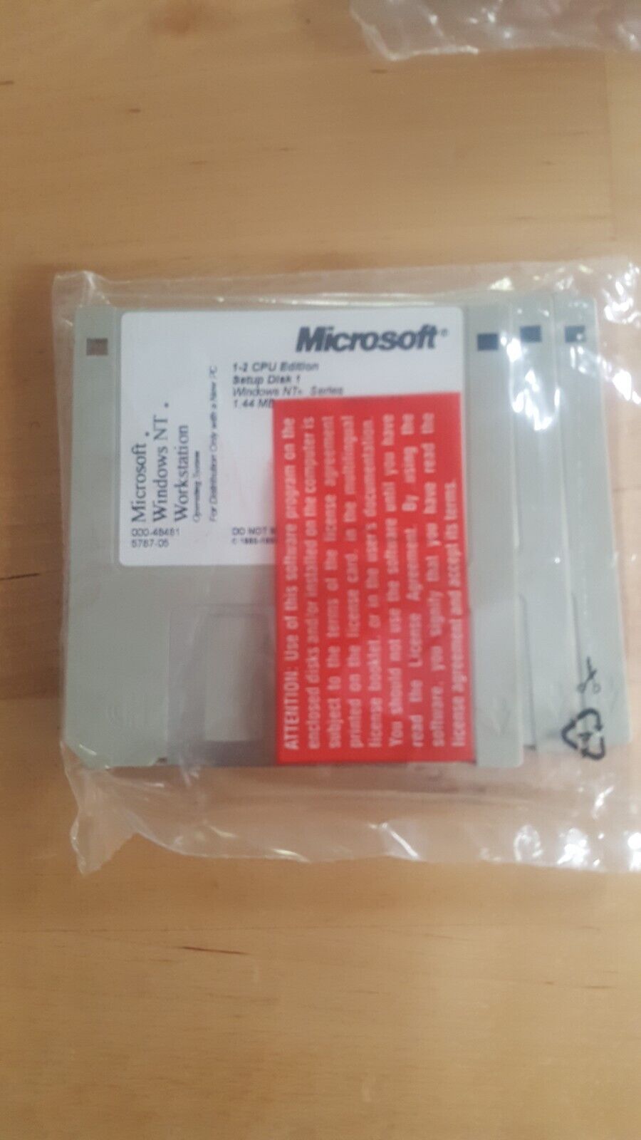 Boot Disk NEW Microsoft Windows NT Workstation 1-2 CPU Edition 3.5 Floppy Disks