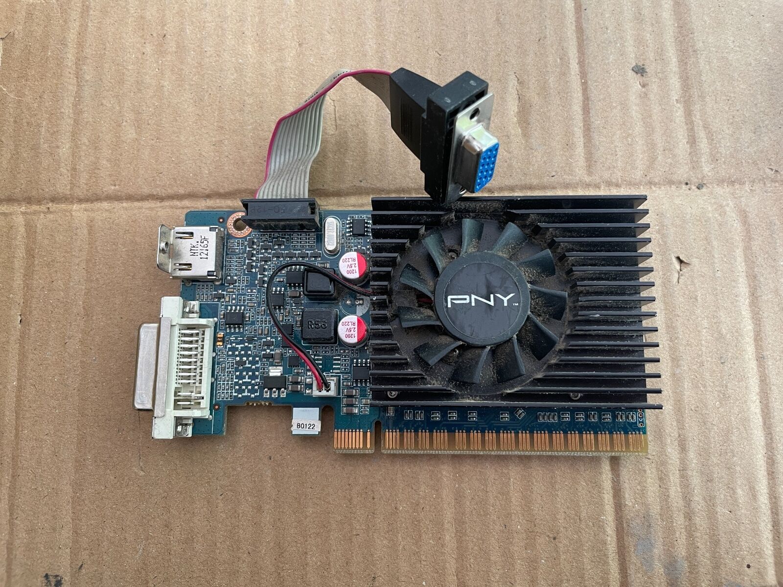 PNY NVIDIA GEFORCE (VCGGT5201XPB) 1 GB DDR3 PCI EXPRESS GRAPHIC CARD  E2-5