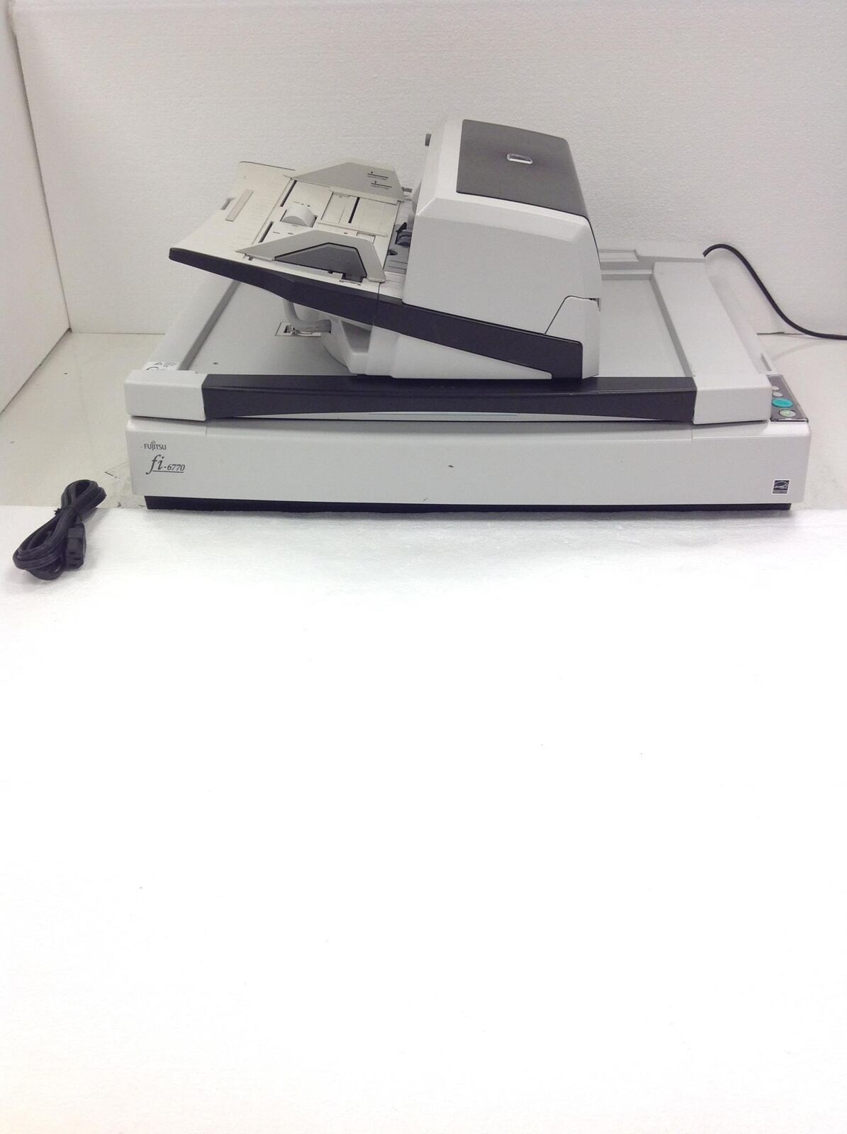 Fujitsu fi-6770 Color Duplex ADF / Flatbed Document Scanner Working 