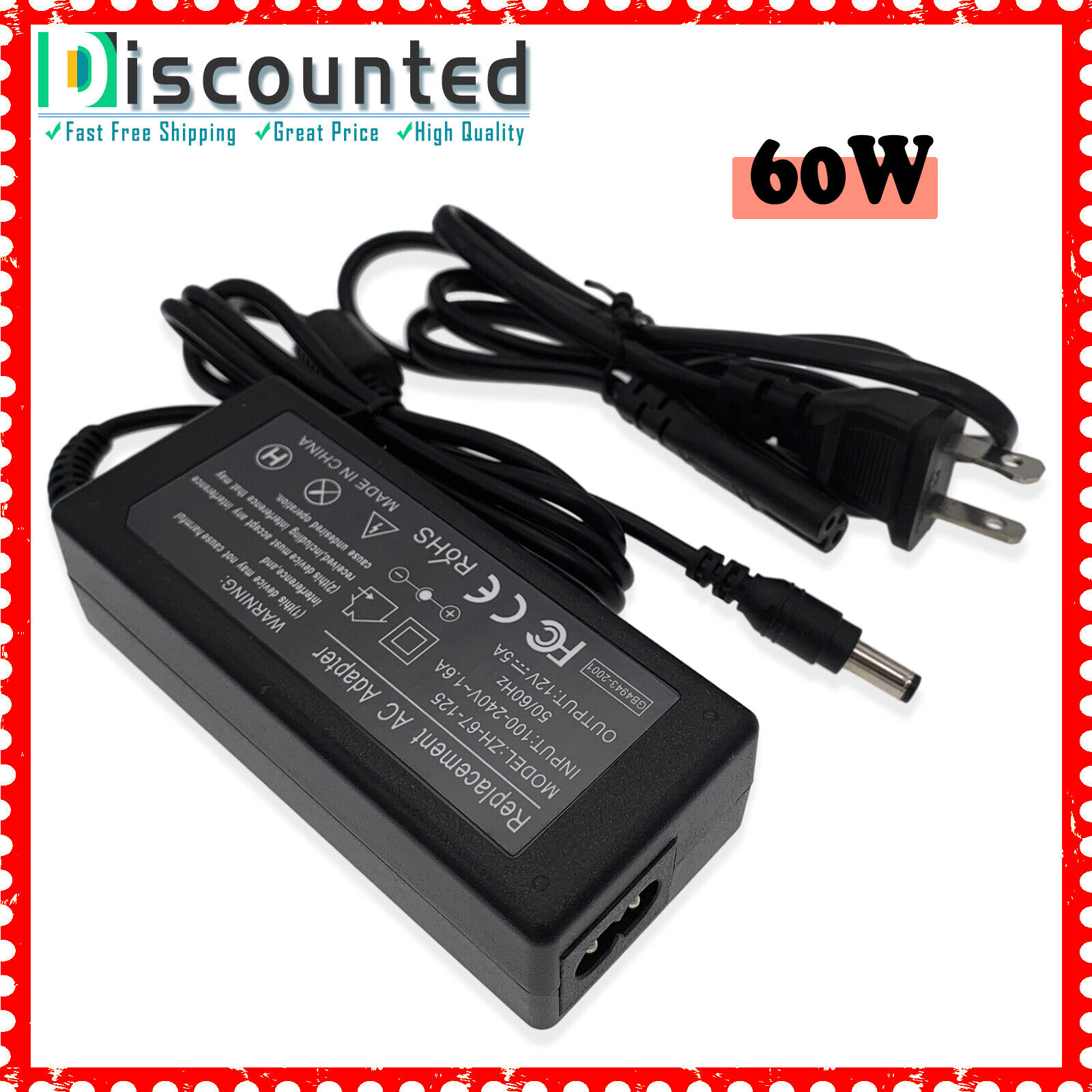 AC Battery Charger Power Adapter For Autel Maxisys MS906 MS906TS MS906BT MS908