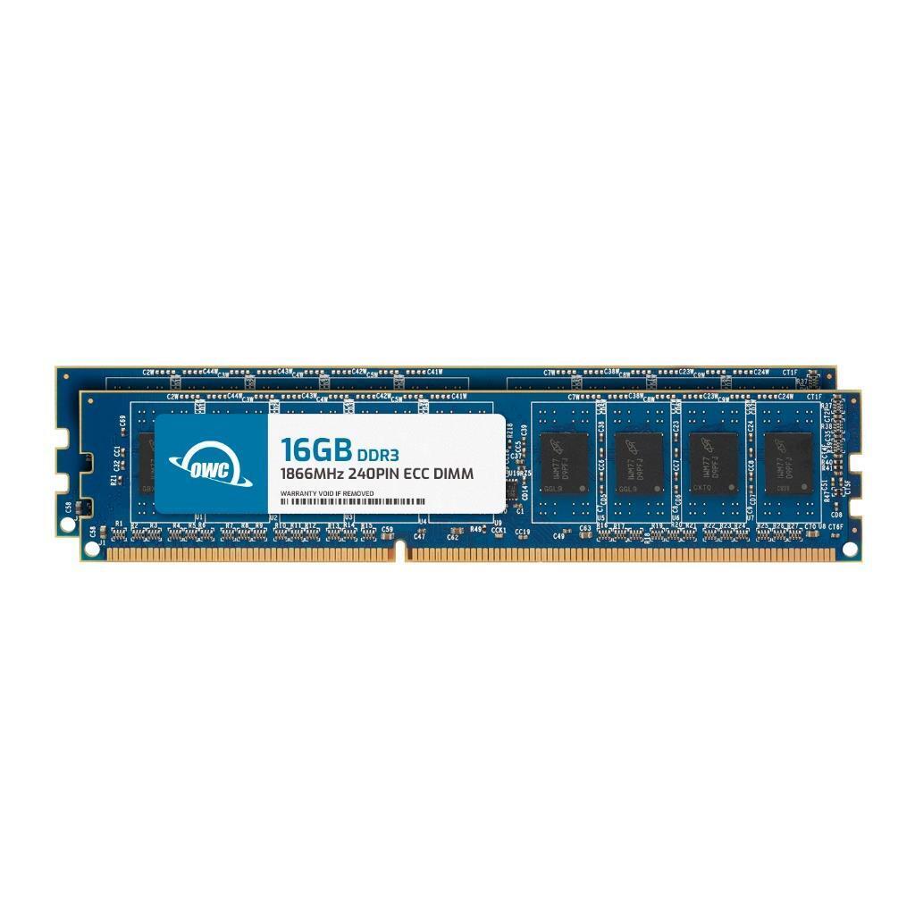 OWC 32GB (2x16GB) DDR3 1866MHz 2Rx8 ECC Unbuffered 240-pin DIMM Memory RAM