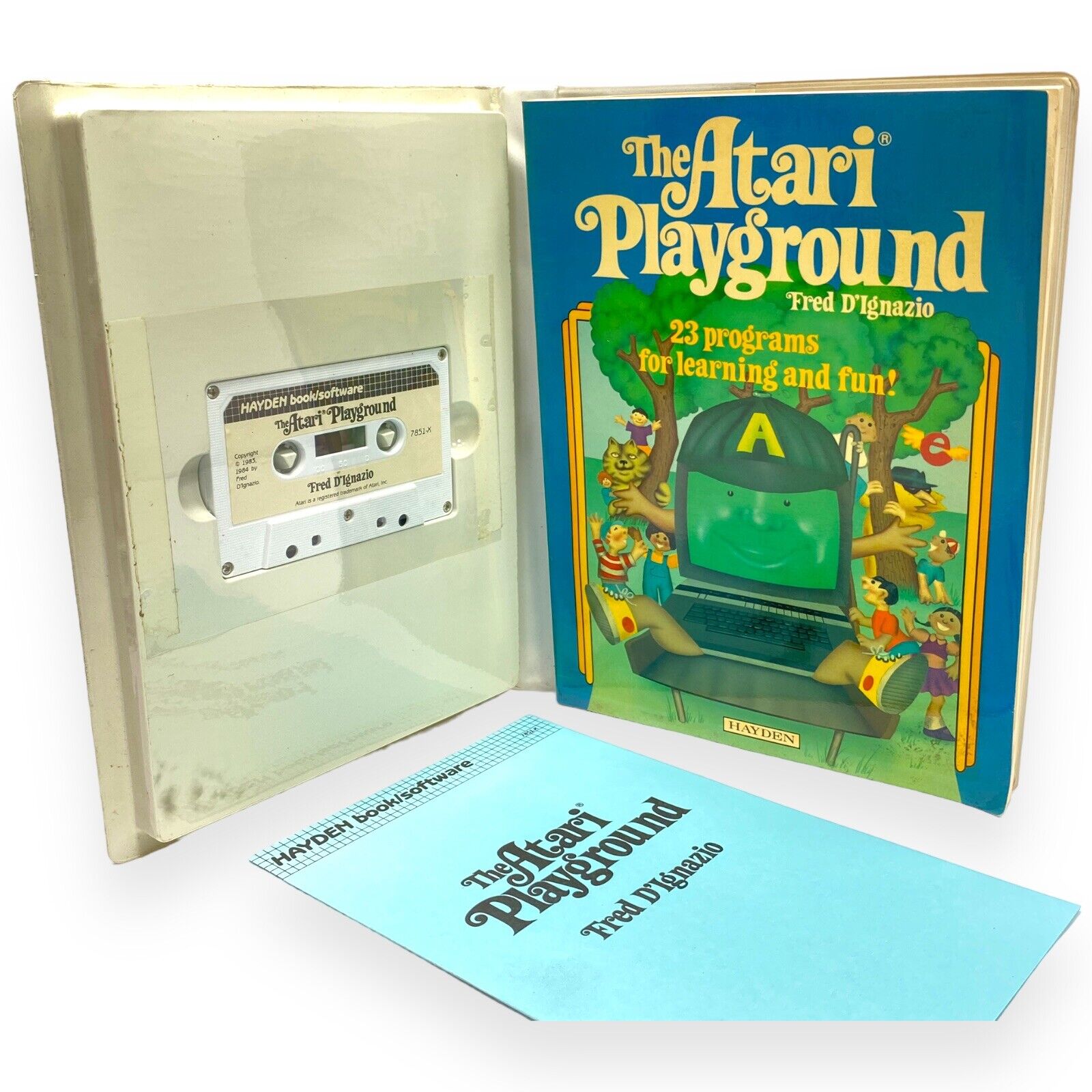 1984 ATARI - Computer Program/Book - Case, Sealed Program/Tape, Manual Complete