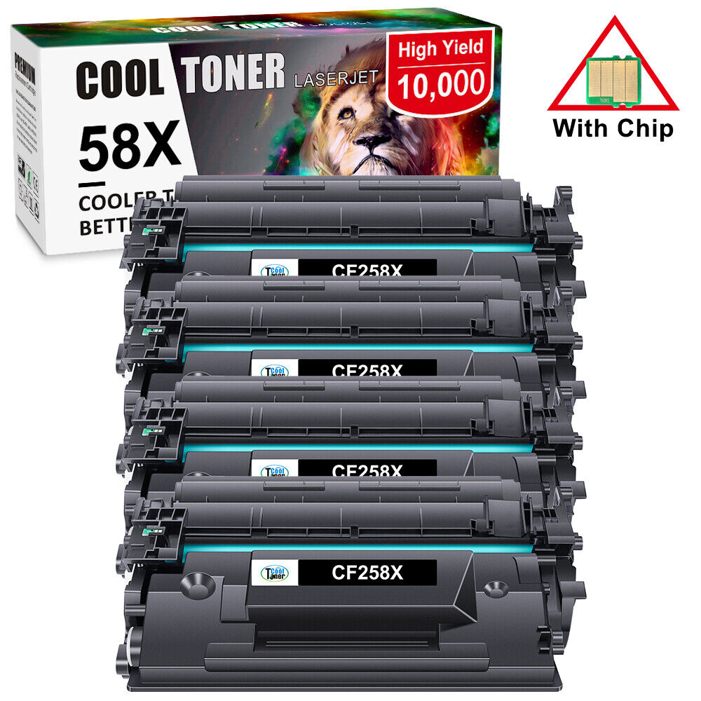 CF258X 58X Toner Cartridge for HP LaserJet Pro M404n MFP M428fdn With Chip lot