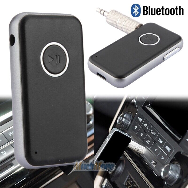 3.5mm Car AUX Adapter Bluetooth 4.1 Wireless Music Receiver Handsfree for iPhone