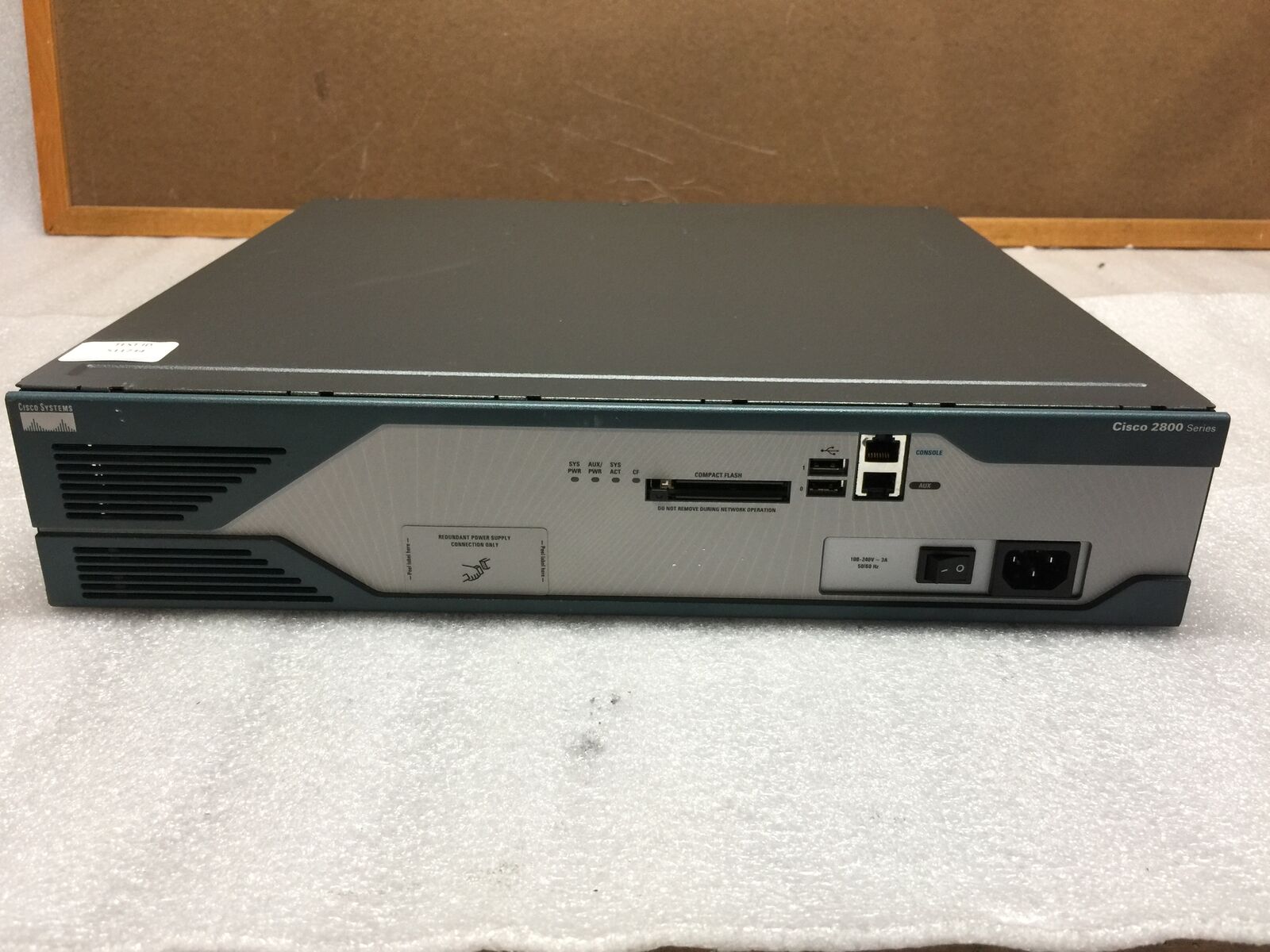 CISCO Systems 2821 Integrated Services Enterprise Router, Tested and Working