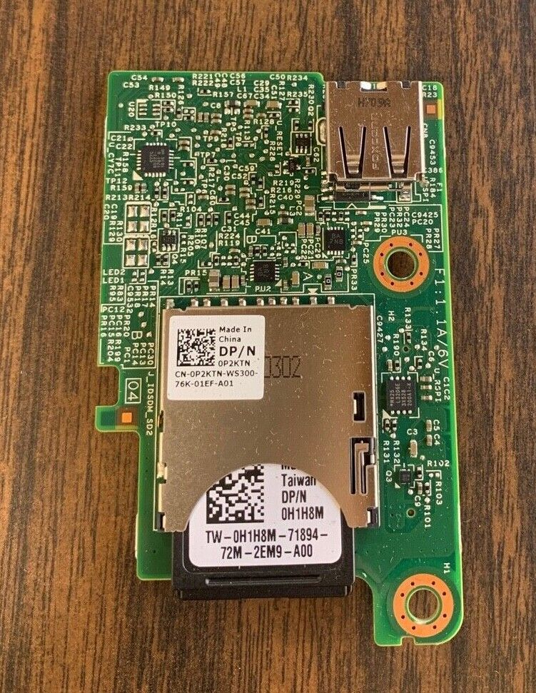 Dell PowerEdge M630 FC630 M830 Internal Dual SD Card P2KTN 0P2KTN 