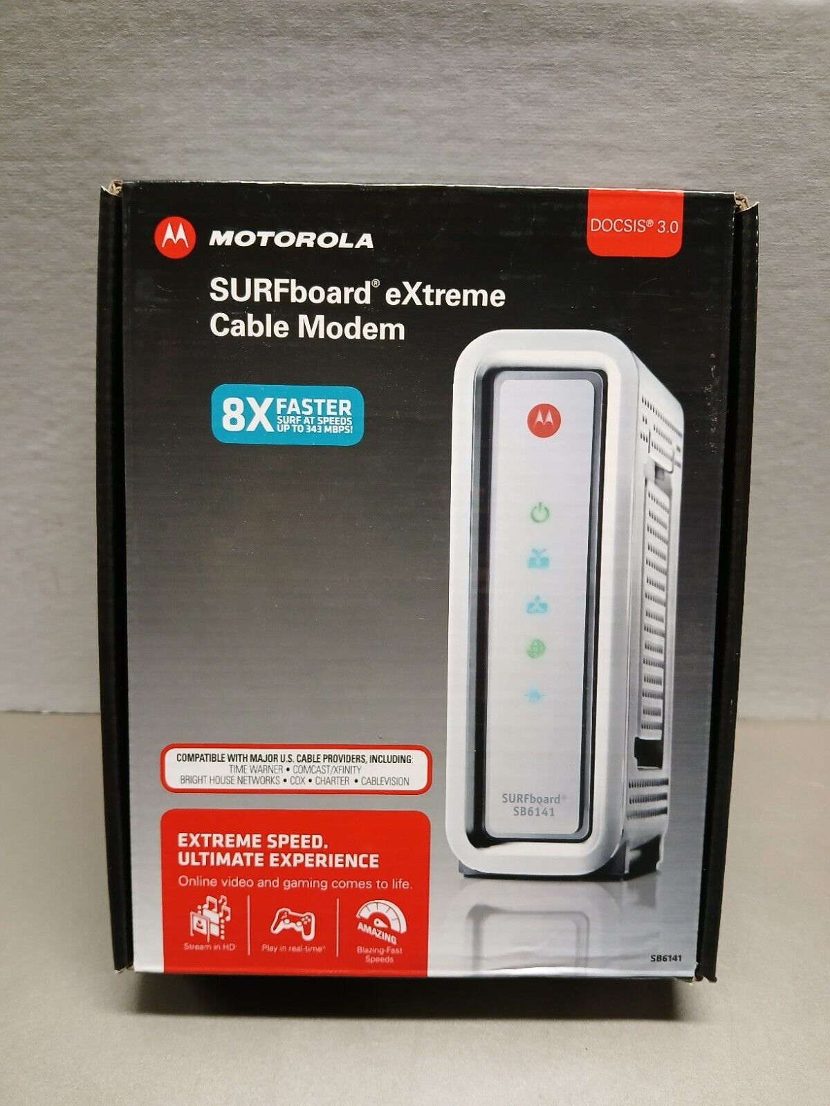 Cable Modem Motorola SB6141 Docsis 3.0 SURFboard Extreme