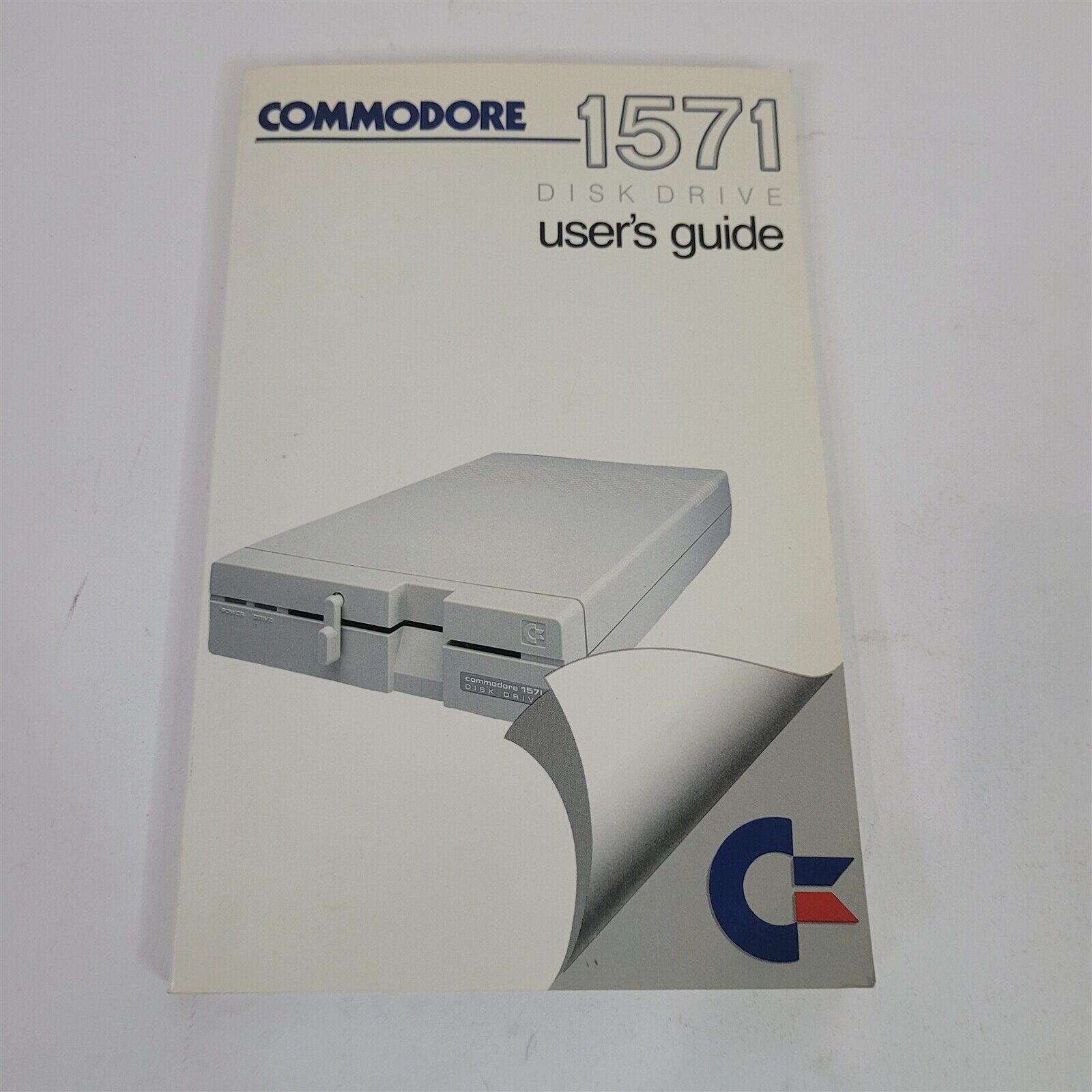 Vintage 1985 Original Commodore 1571 Floppy Disk Drive User's Guide