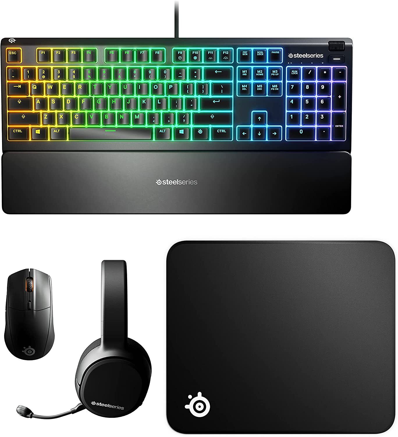 SteelSeries Ultimate Gaming Bundle Works for PC PlayStation Xbox and Switch