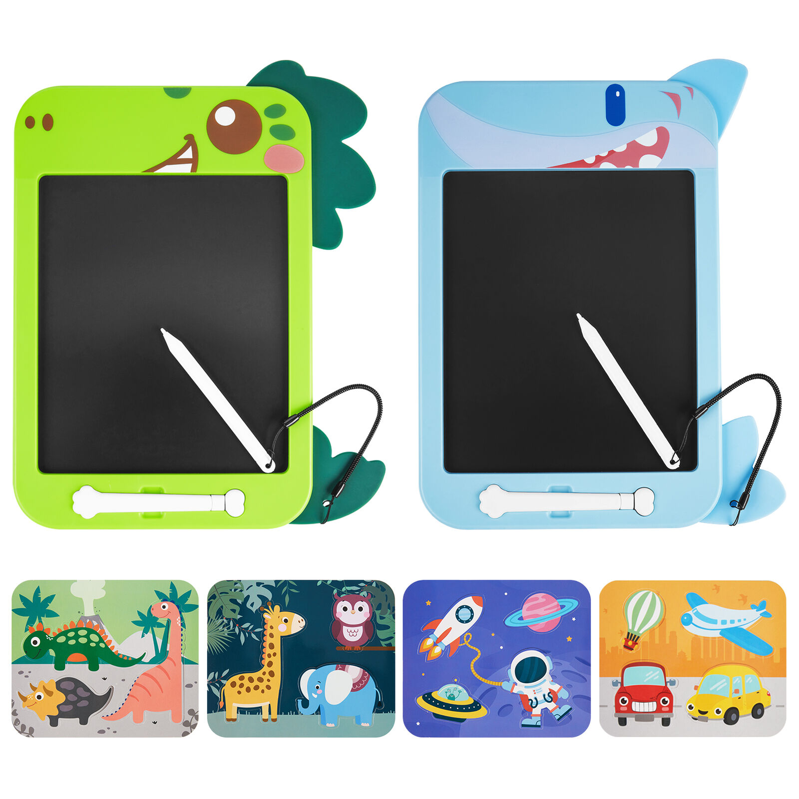 LCD Writing Tablet, 2 Pcs Electronic Writing Drawing Board Pad Erasable Kids Toy