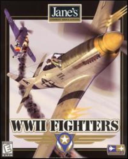 Jane\'s WWII Fighters PC CD Air Force dogfights plane war fight sim game BIG BOX