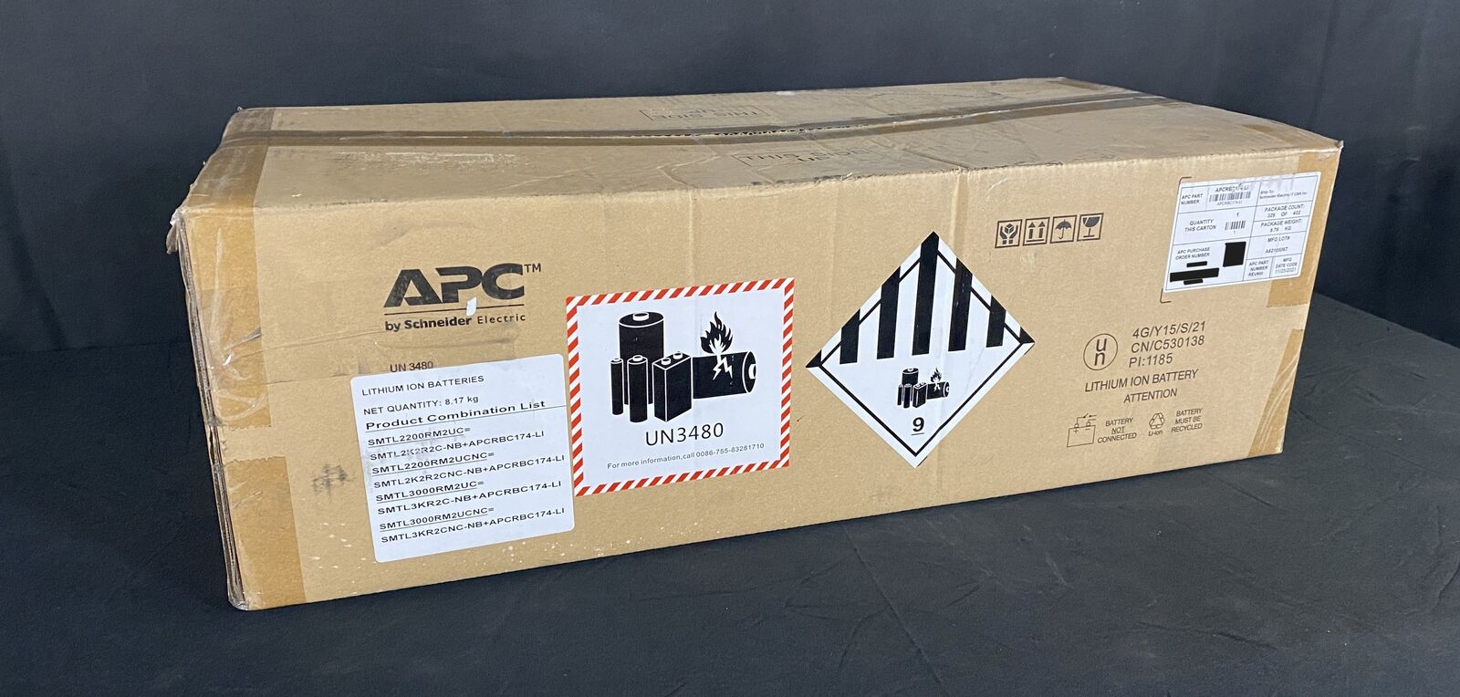 APC Schneider Electric APCRBC174-Li Li Ion Replacement Battery Cartridge New