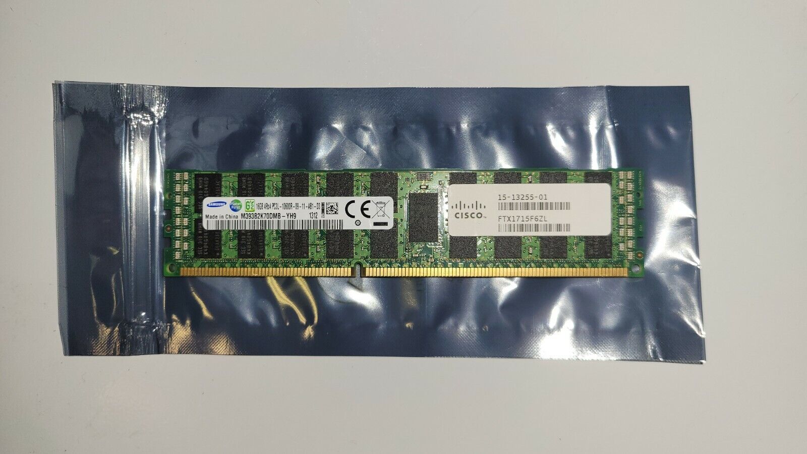 GENUINE Samsung Cisco 128GB (8x16GB) DDR3-1333Mhz SERVER RAM MEMORY 15-13255-01