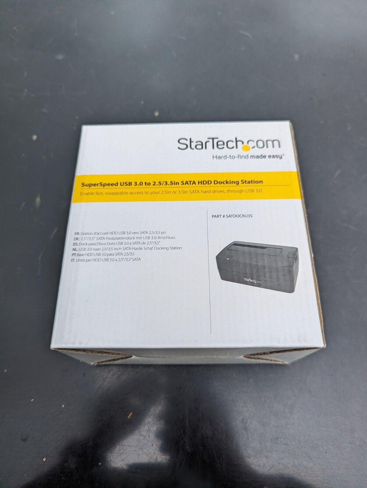 StarTech.com USB 3.0 SATA Hard Drive Docking Station (SATDOCKU3S) New 