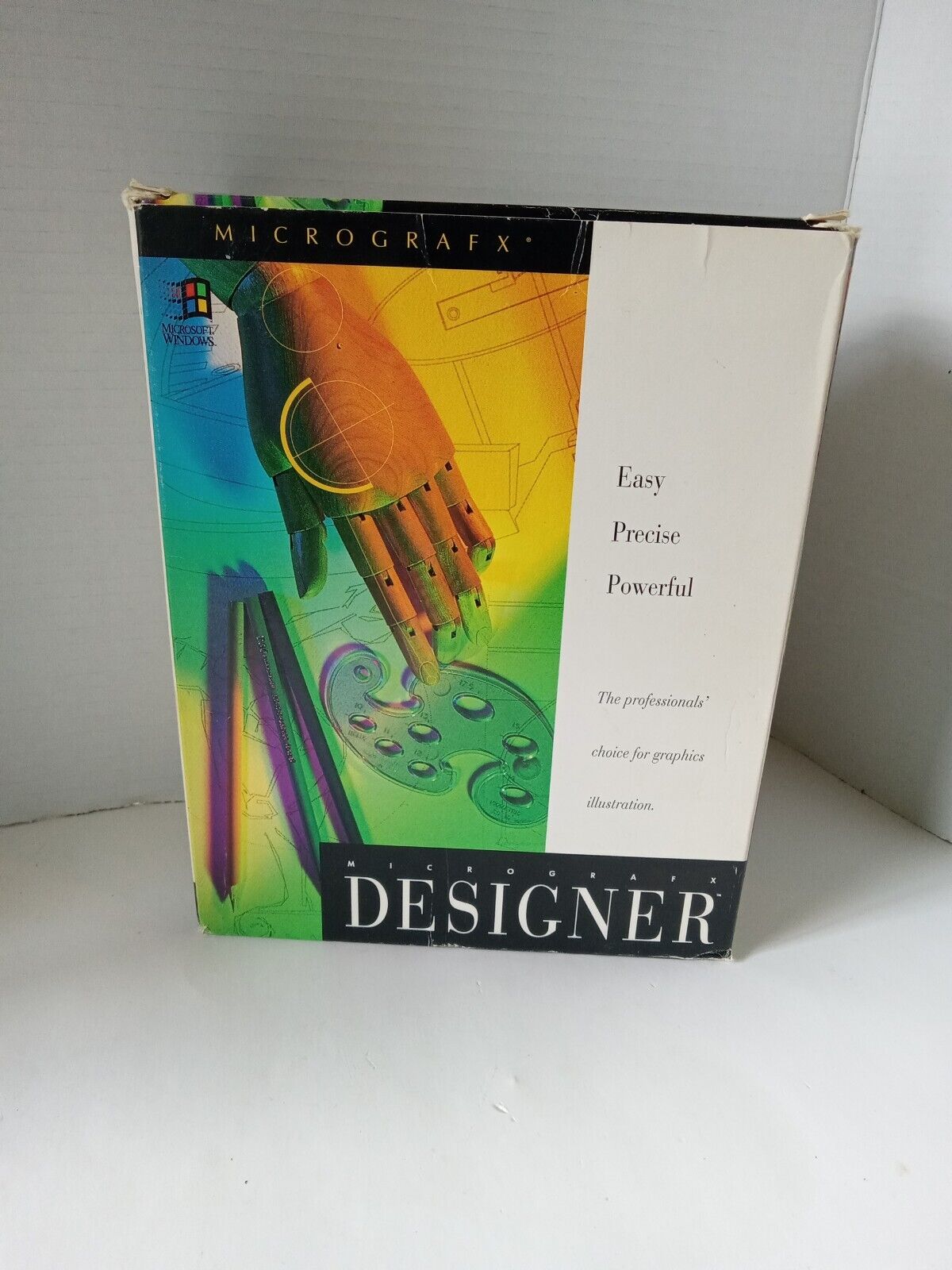 Micrografx Designer 4.0 Software in Original Box W/CD and Floppies Rare