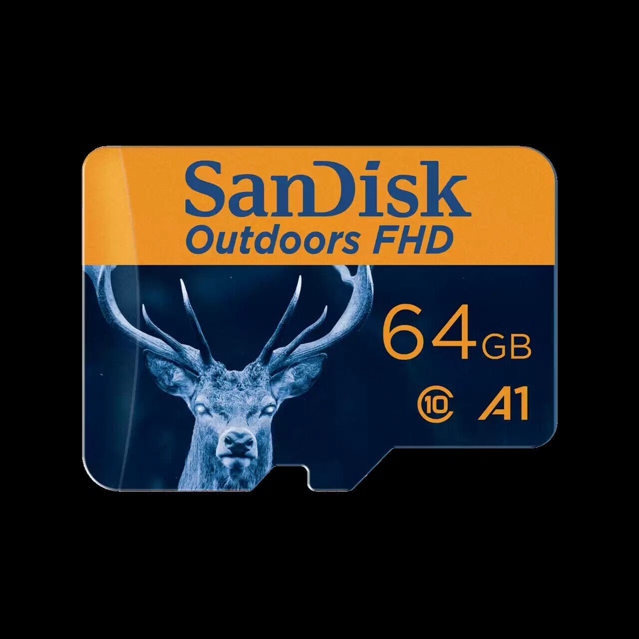 SanDisk 64GB microSDXC UHS-I Card with Adapter, Single Pack - SDSQUNR-064G-GN6VA