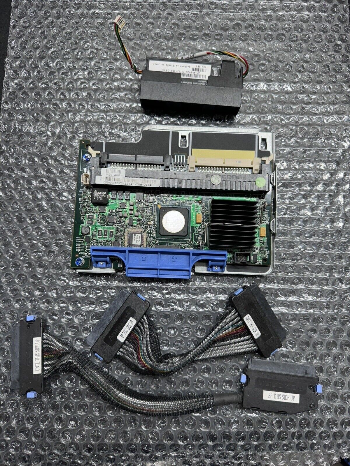 Dell 0WX072 0tu005 PERC 5i SAS Raid Controller PCIe x8 Card 66-2