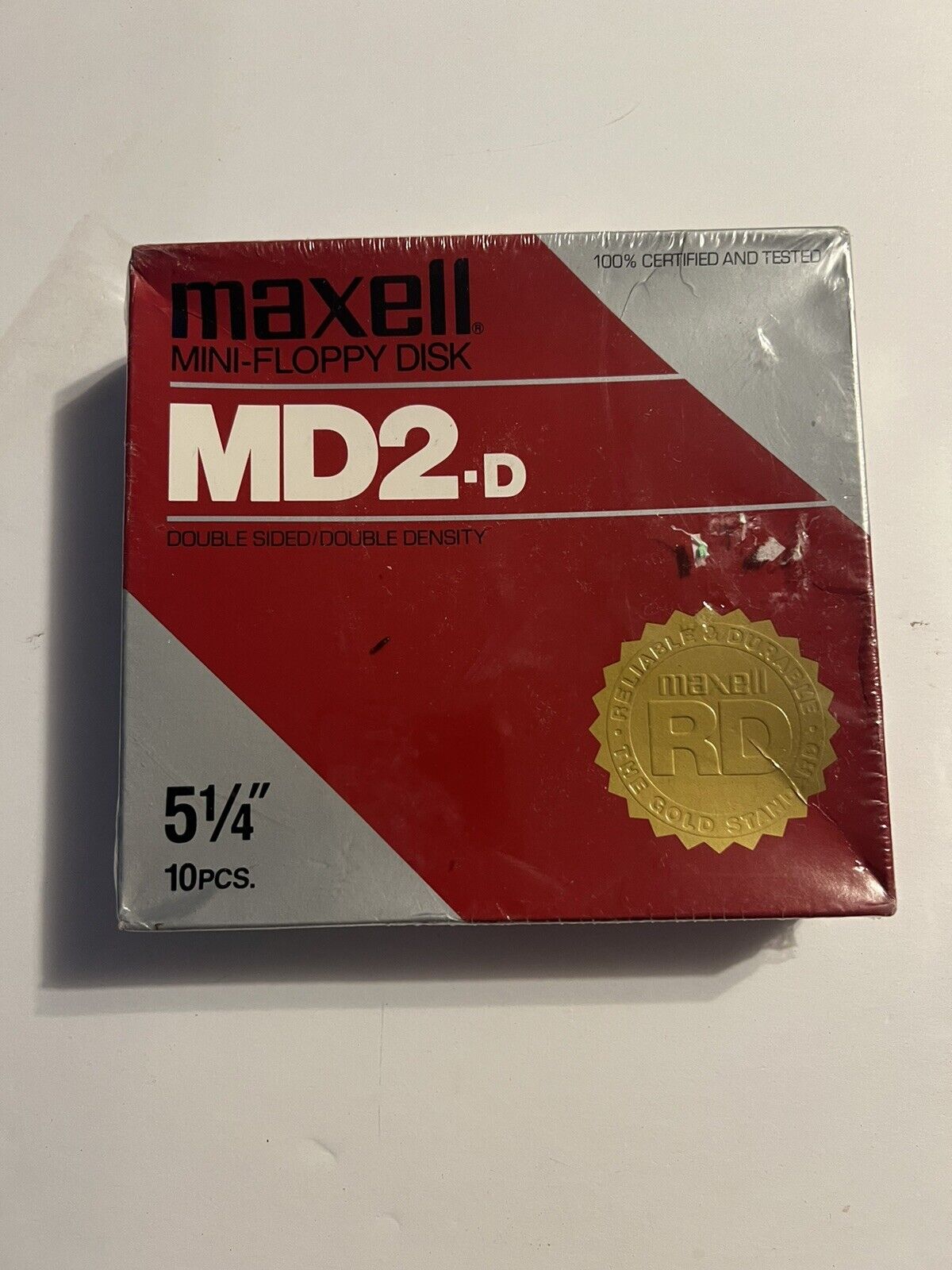 *Sealed* Maxell MD2-D Double Sided Double Density 5.25\