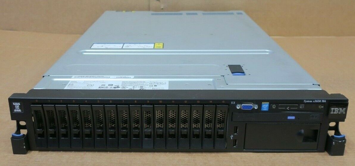 IBM System x3650 M4 7915-AC1 4-Core E5-2609 24GB Ram 16x 2.5\