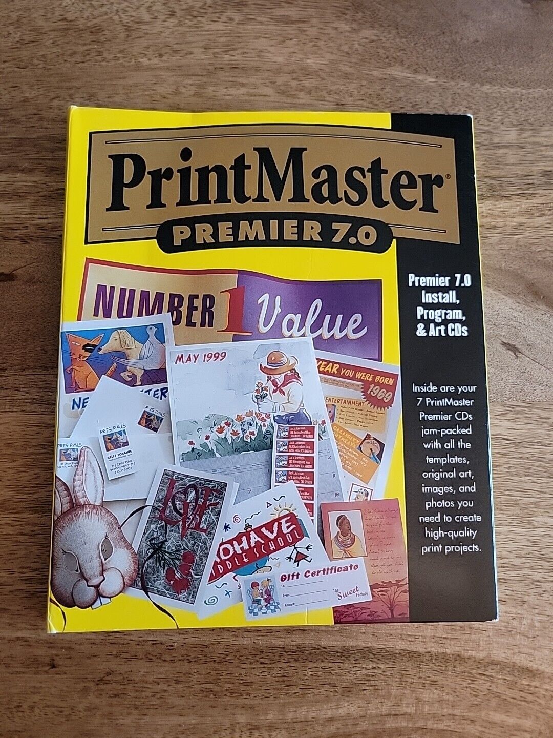 Vintage Print Master Premier  7.0 PC Software - WINDOWS 95 98 NT 4.0 or Later