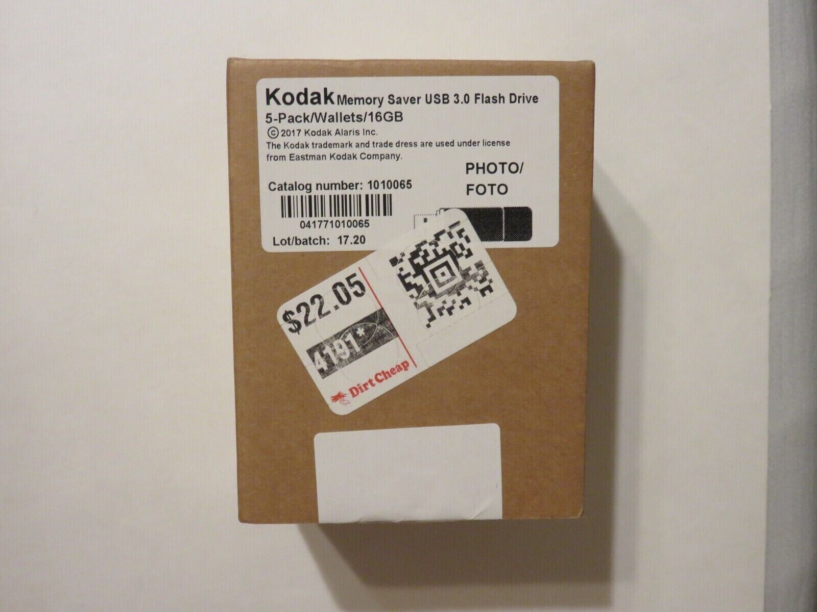 Kodak Memory Saver USB 3.0 Flash Drive 16 GB ~ Lot of 5