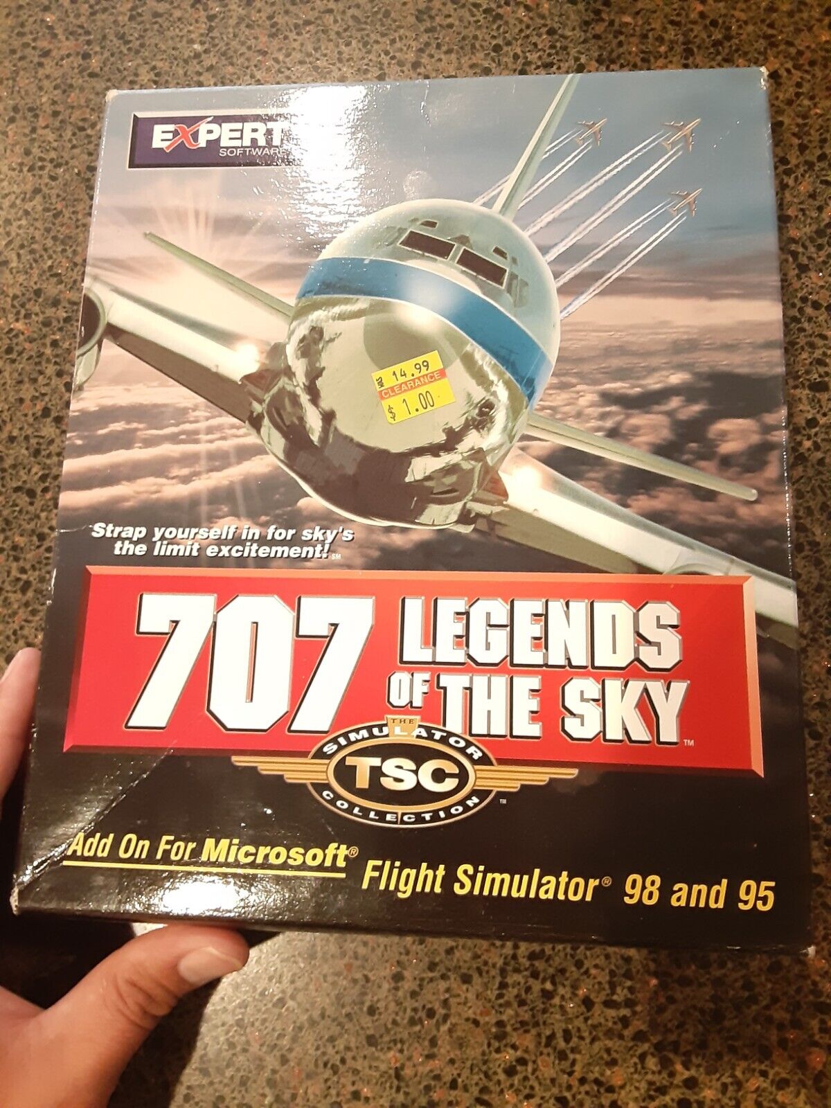 707 Legends Of The Sky for MS Flight Simulator PC CD Boeing aircraft game #T