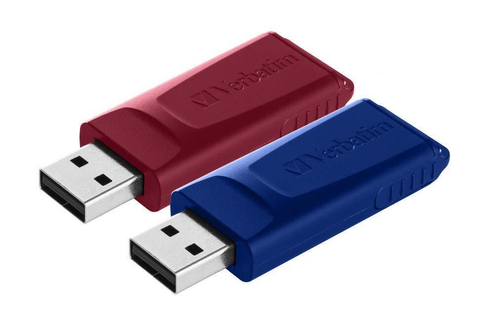 Verbatim Slider USB-flash drive multipack 32GB - USB 2.0-2x USB memory stick - f