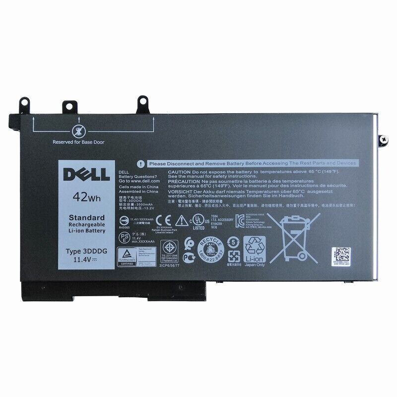 Genuine 42Wh 3DDDG Battery For Dell Latitude 15 E5280 E5480 E5490 5495 5580 5590