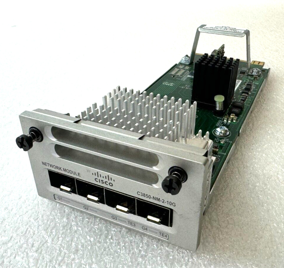 Cisco C3850-NM-2-10G 2 Port Network Expansion Module 3850 used pull