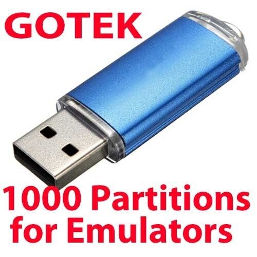 Gotek Formatted USB Stick 1000 Partitions with Complete Tune1000 Midi Catalog