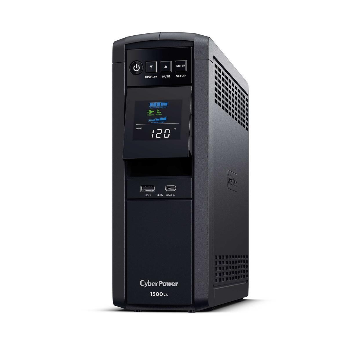 CyberPower PFC Sinewave Computer Battery Backup, 1500VA 1000W UPS, 10 Outlets